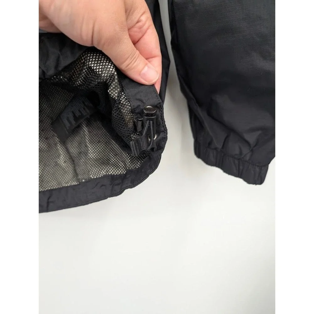 The‎ North Face Hyvent Jacket Full zip Black Waterproof Windbreaker Jacket sz XL